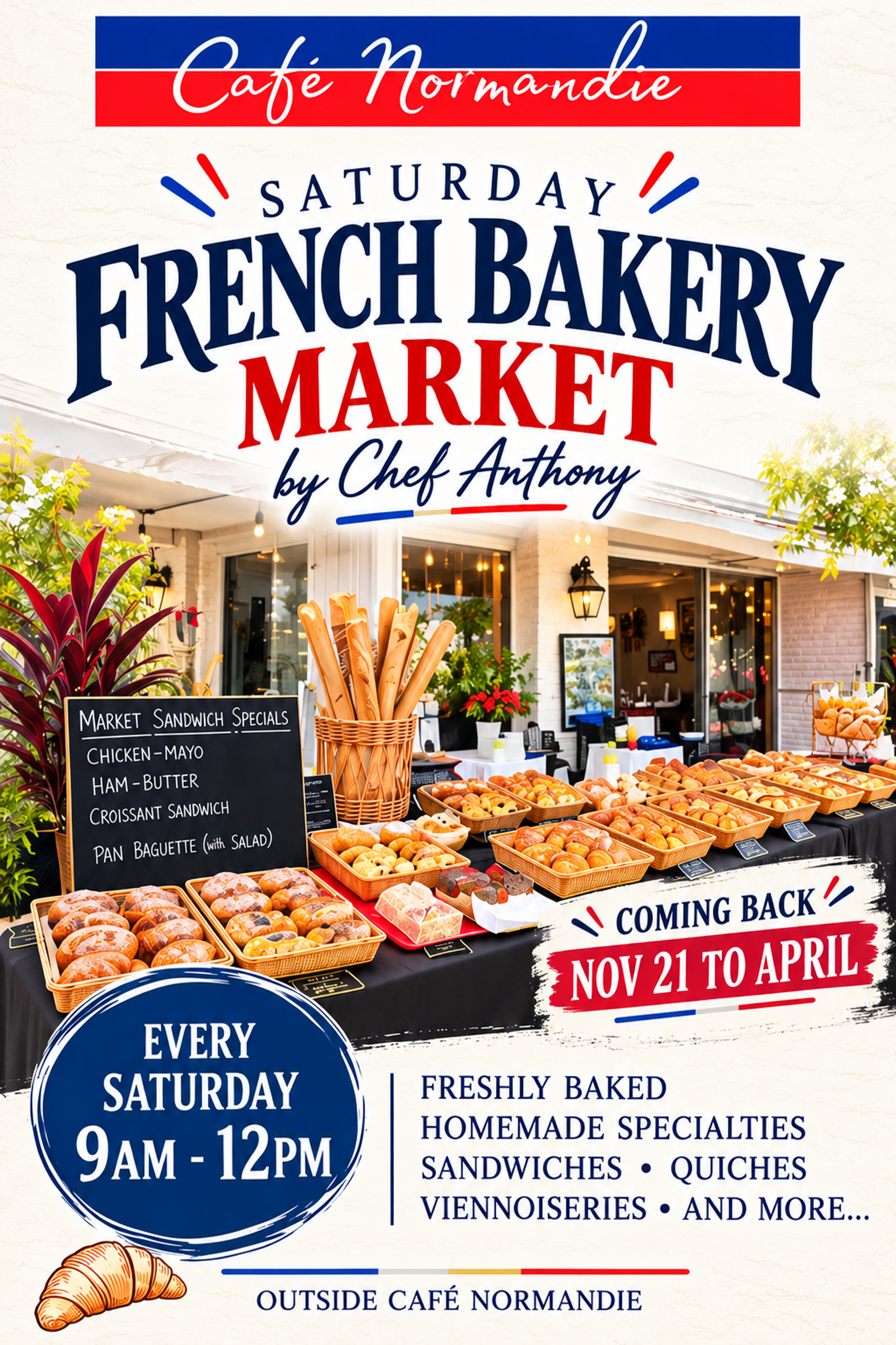 Saturday French Bakery Market