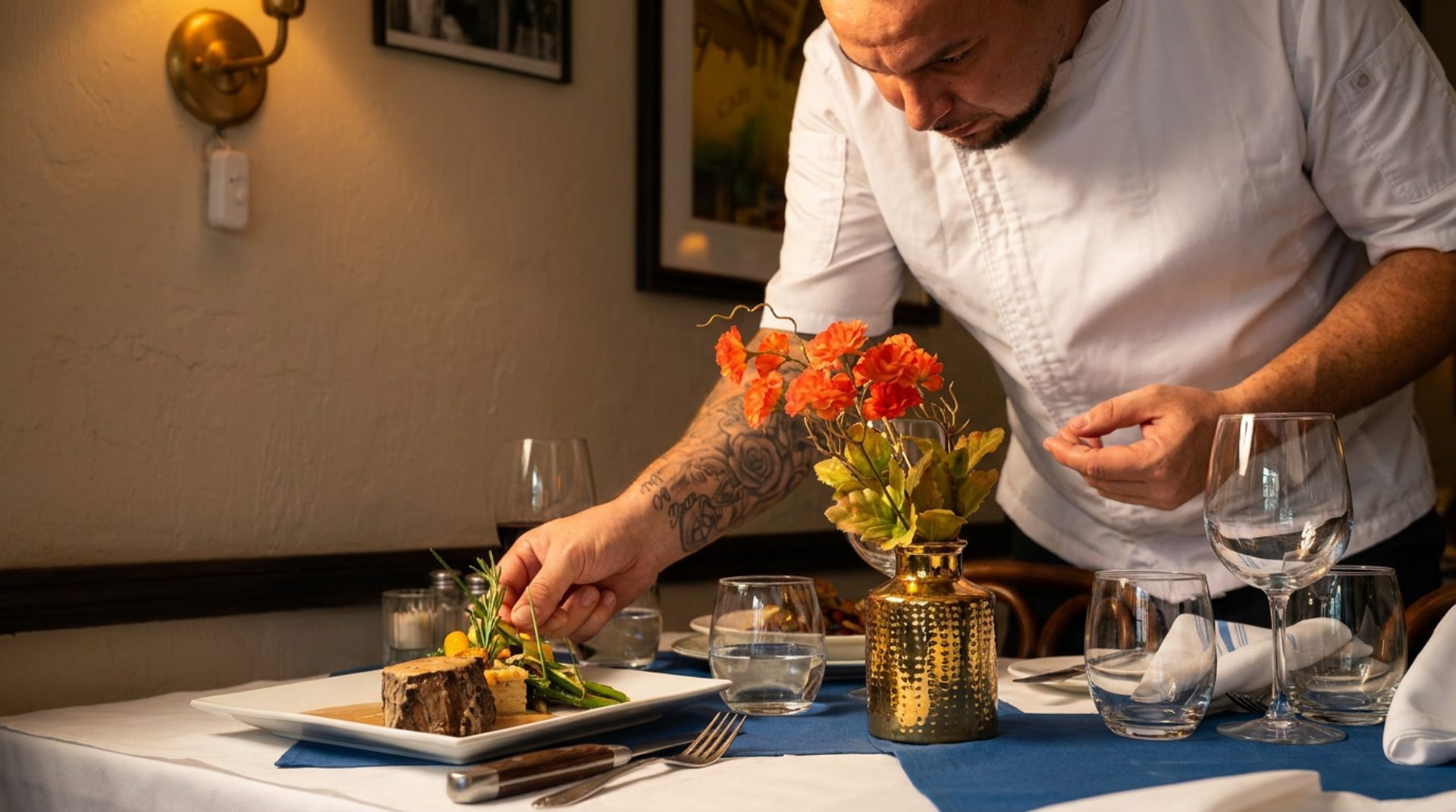 Chef Anthony's table