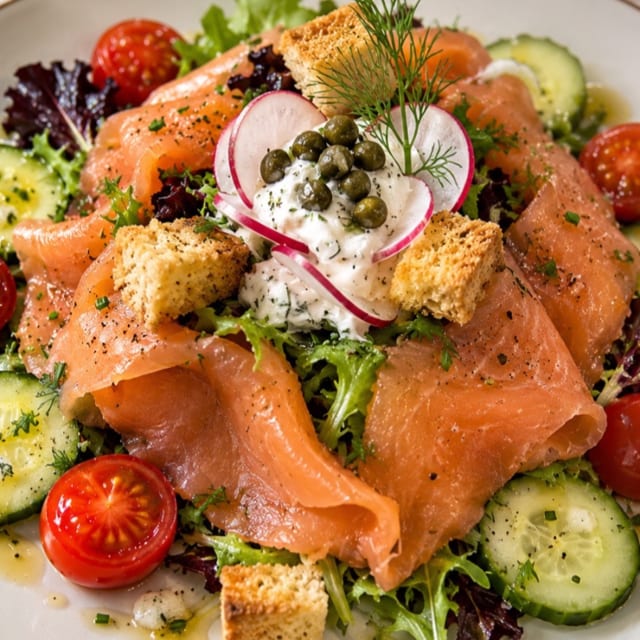 Salad Smoked Salmon.