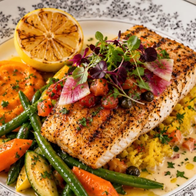 Gulf Red Snapper À La Normande.