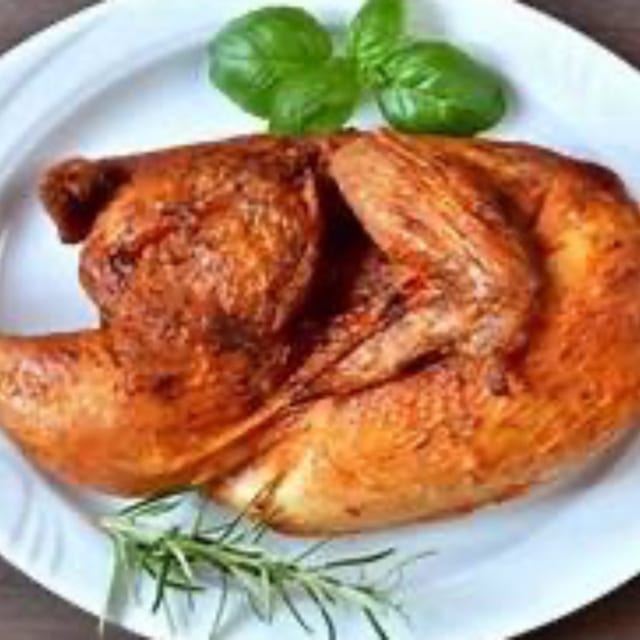 Half Chicken Rotisserie.